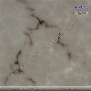 Pure White Artificial Polished Stone Panel