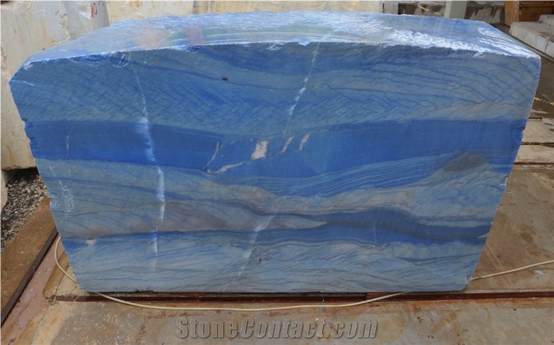 Blue Macaubas Quartzite Block, Azul Macaubas Quartzite