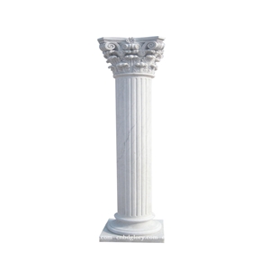 Custom Design Stone Carving Solid Marble Column