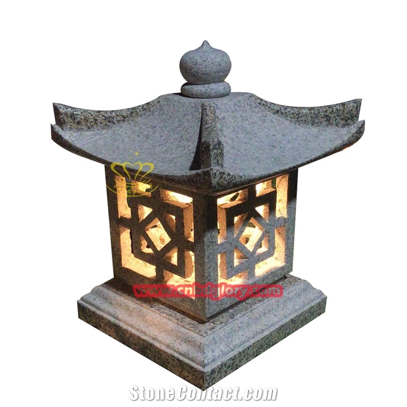 Japanese Style Marble Garden Lamp Lantern