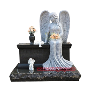 Marble Weeping Angel Tombstone Headstone