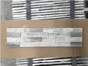 White Wood Grain Cultural Stone Indoor Marble