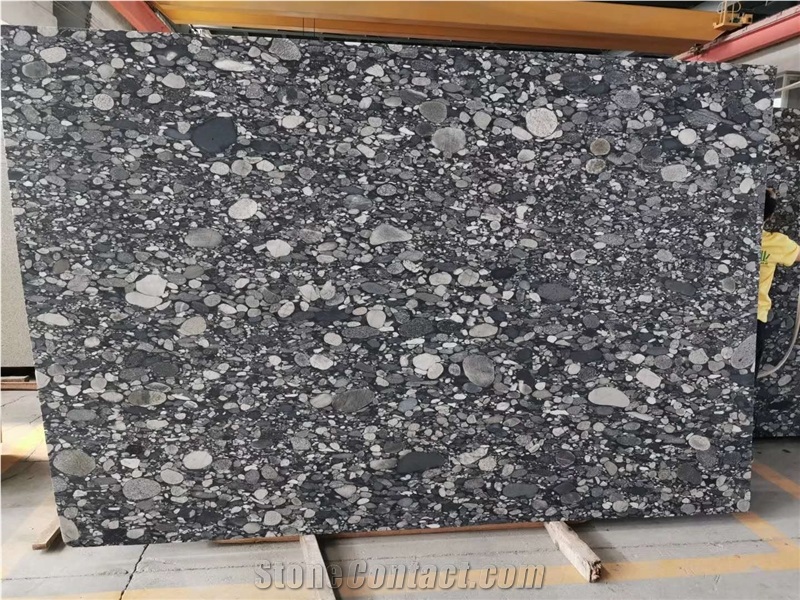 Black Marinace Granite, Breccia Granite Slabs