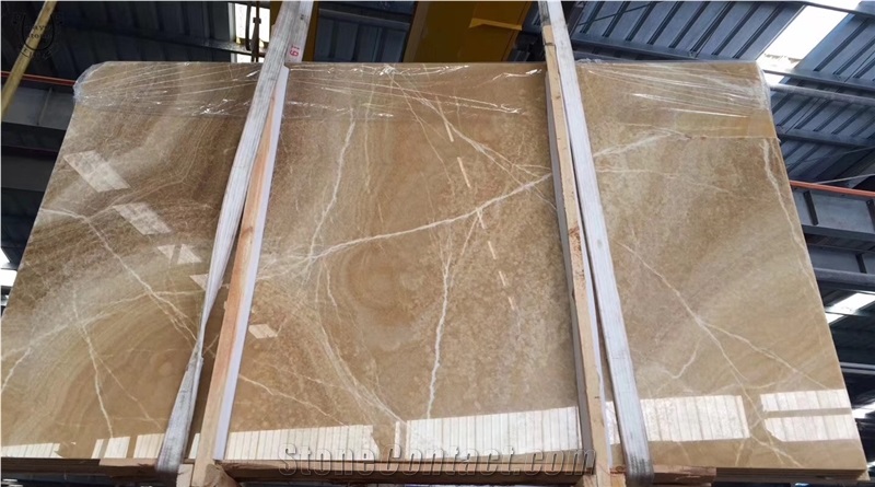 Chinese Supplier Yellow Honey Tile and Slab