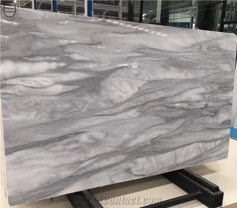White Color Engineered Tiles Snow White Marble