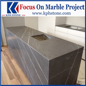 Bulgaria Gray Marble Floor Covering Tiles