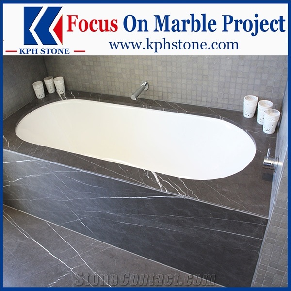 Bulgaria Gray Marble Floor Covering Tiles