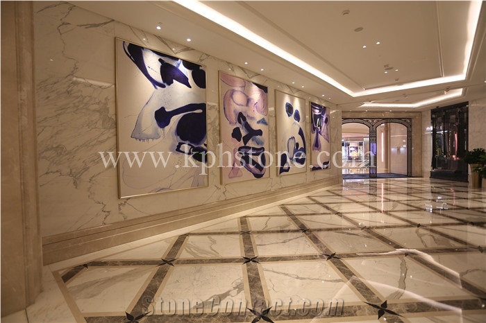 Calacatta White Marble in Macau Casinos