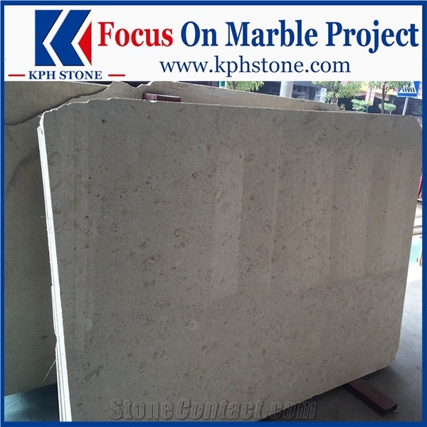 Crema Pearl Beige Marble Exterio Wall for Project