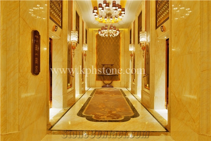 Golden Spider Marble Project in Wanda Reign Hotel