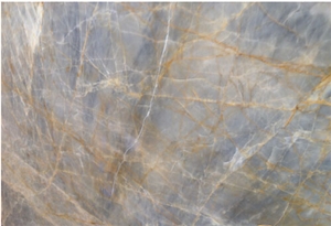 Kulun Gold Blue Marble Floor Tiles for Four Season