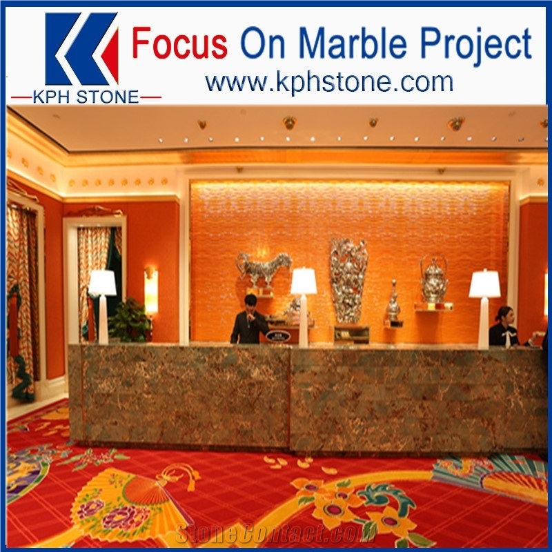 Luxury Amazone Marble in Interior Decor Project