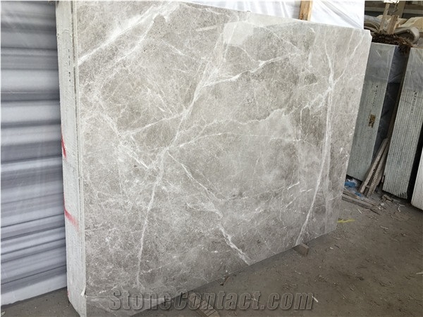 New Tundra Grey Marble Slab for Hotel Project