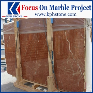 Rojo Coral Rosso Alicante Red Marble Tiles&Slabs