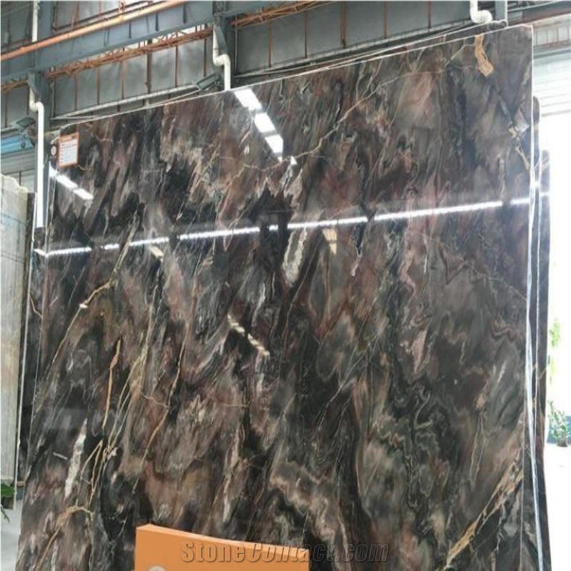 Venice Brown Marble Slabs for Wyndham