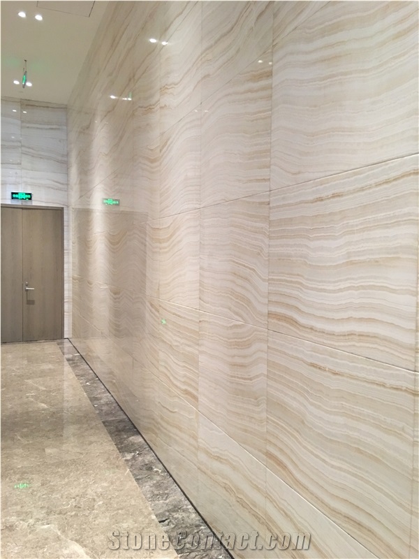 White Serpeggiante Wooden Onyx Wall Tiles&Slabs
