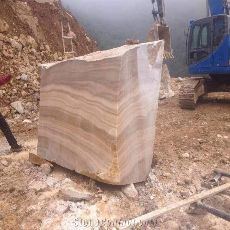 Wooden Yellow Decor Tile and Slabs Marble