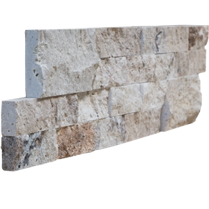 Leonardo Travertine Ledger Panel, Ledge Stone