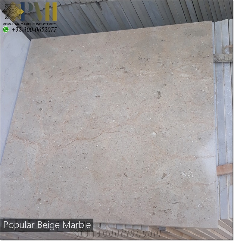 Popular Beige Marble Natural Marble Stone