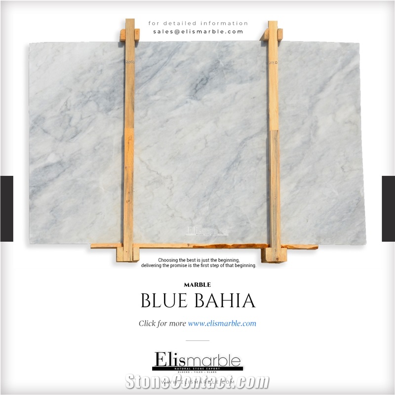 Blue Bahia Marble Slabs