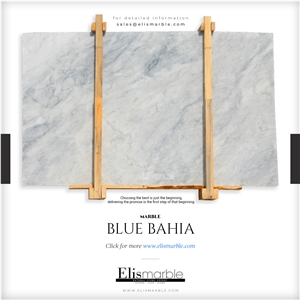 Blue Bahia Marble Slabs