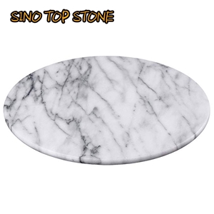 Green Marble Round Board Cheese Serving Plate