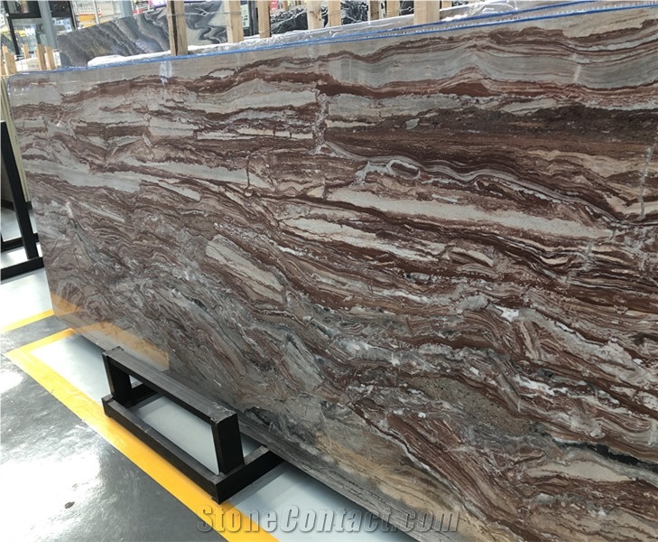 Italy High Quality Monica Red Marble Polish Slabs