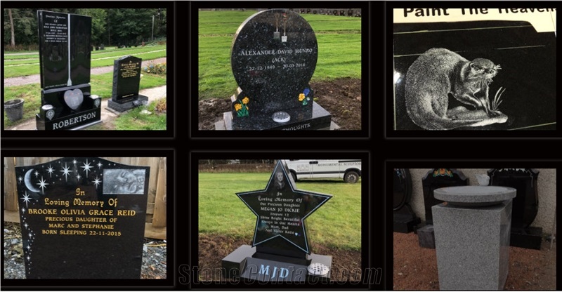 Bespoke Customised Memorials Gravestone Headstone