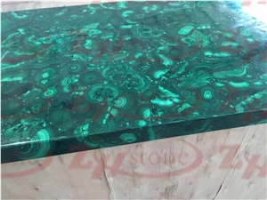 Malachite Furniture Green Stone Round Table Top