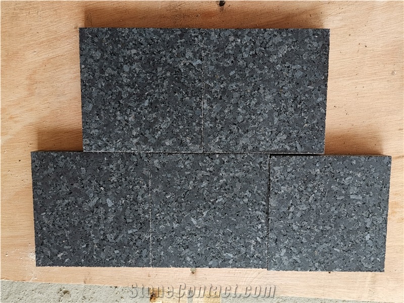 Platinum Black Granite Honed Surface