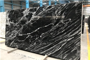 Galaxy Black Granite Slabs