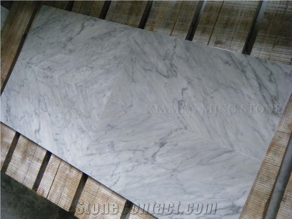 Arabescato Carrara White Marble Panel Bathroom Walling Tiles,Floor Paving