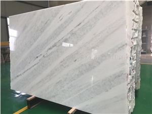 Bianco River Azul Crystal Angel White Marble Slab Polishing,Wall Tile