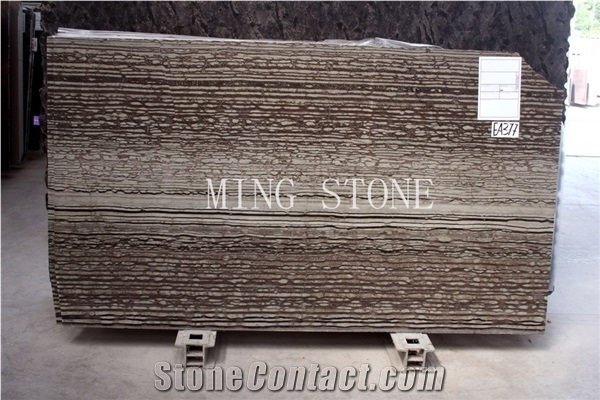 Fantasy Bamboo Brown Marble Slabs Coffee Wooden Veins Tile Interior Wall Cladding,Floor Covering