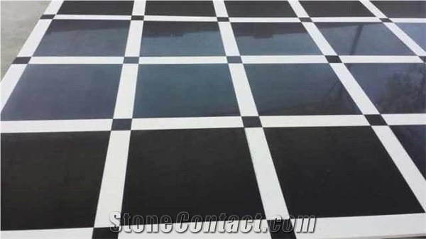 King Black Marble Slabs Tile,Absolute Pure Black Nero Marble Panel Floor Covering