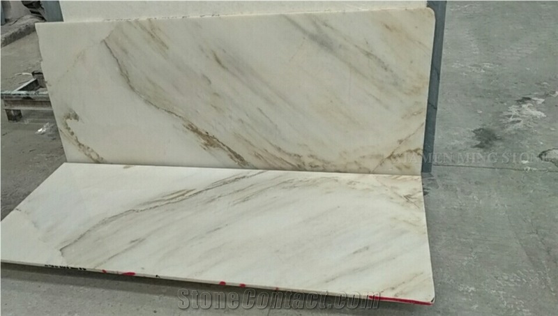 Landscaping White China Marble Panel Slab,Panel Tiles Bathroom Walling
