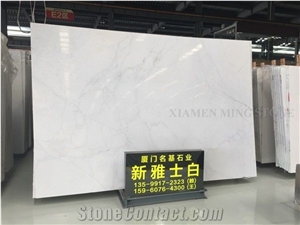 New Calacatta Venato White Marble Slab Floor & Walling Tiles