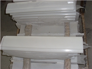 Pure Crystal White Marble Border Lines,Pencil Wall Molding