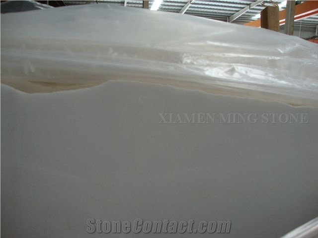 Snow White Crystal Marble Slab Walling Panel Floor