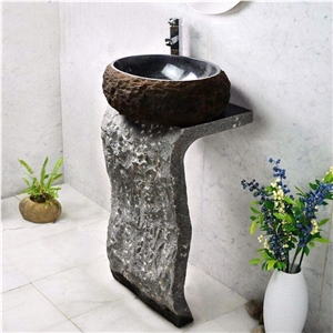 Granite Basin Bathroom Sink Washbowl Pedestal Basin
