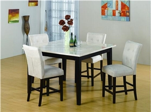 Marble Dining Table Coffe Tabletop Coffee End