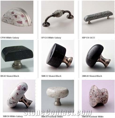 Stone Handle Knobs Pulls Furniture Hardware