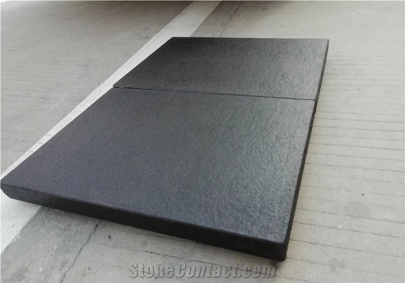 Shanxi Black Granite Leathered Finished