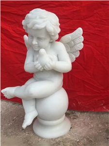 Little Baby Marble Sculpture Handcarved Statue