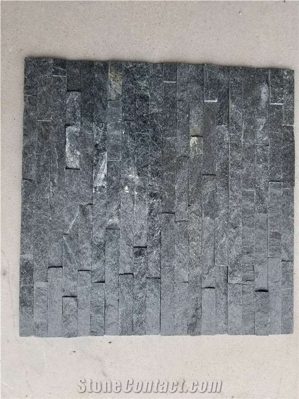 Black Culture Stone Wall Cladding Tile