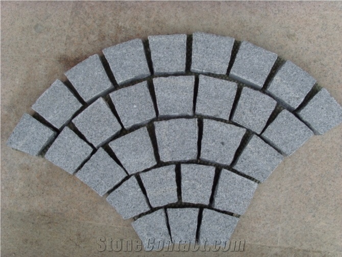 Grey Paving Stone Granite Cube Stone Pavers