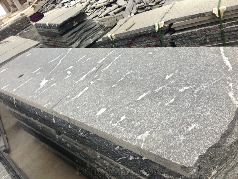 Snow Grey Granite Slab Grey Granite Tile