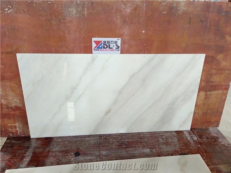 Guangxi White Marble Floor Wall Tiles Covering