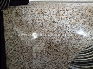 G682 Granite Countertop with Yellow Dots