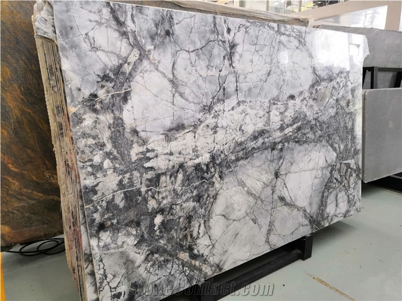 Slab Polished Invisible Grey Marble